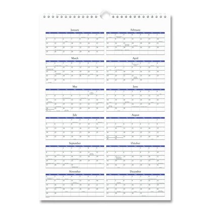 Scenic Monthly Wall Calendar, Landscape Photography, 12 x 17, White/Multicolor Sheets, 12-Month (Jan to Dec): 2026