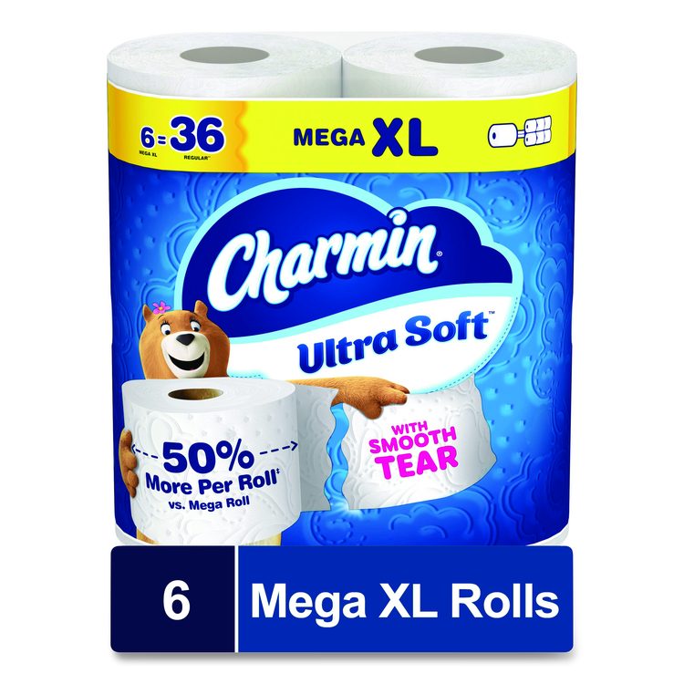 Ultra Soft Bathroom Tissue, Septic Safe, 2-Ply, White, 312 Sheets/Roll, 18 Rolls/Carton