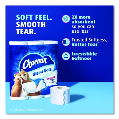 Ultra Soft Bathroom Tissue, Septic Safe, 2-Ply, White, 312 Sheets/Roll, 18 Rolls/Carton