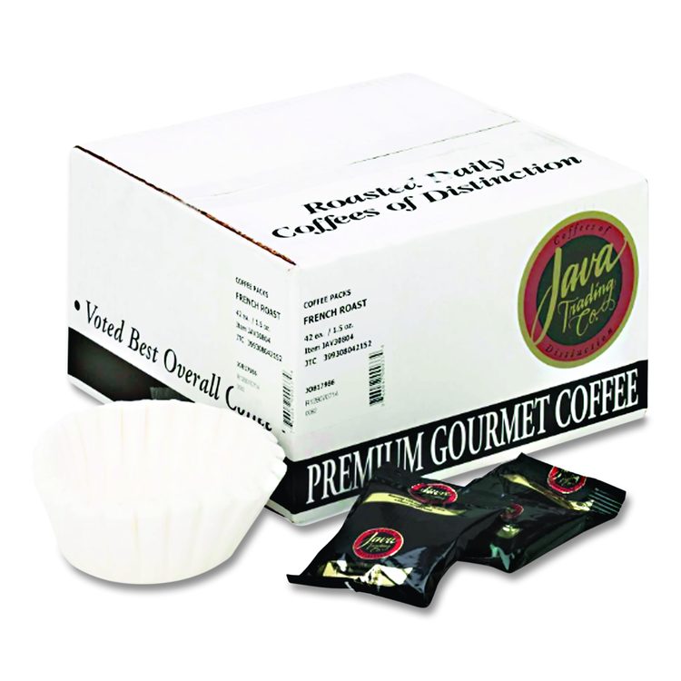 Coffee Portion Packs, 1.5 oz Packs, 100% Colombian, 42/Carton