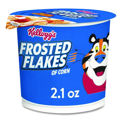 Breakfast Cereal, Frosted Flakes, Single-Serve 2.1 oz Cup, 6/Box