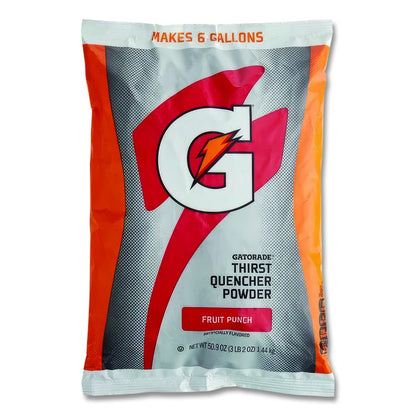 Original Powdered Drink Mix, Fruit Punch, 51 oz Packet, Yields 6 Gallons per Packet, 14/Carton