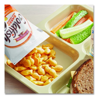 Goldfish Crackers, Cheddar, Single-Serve Snack, 1.5oz Bag, 72/Carton