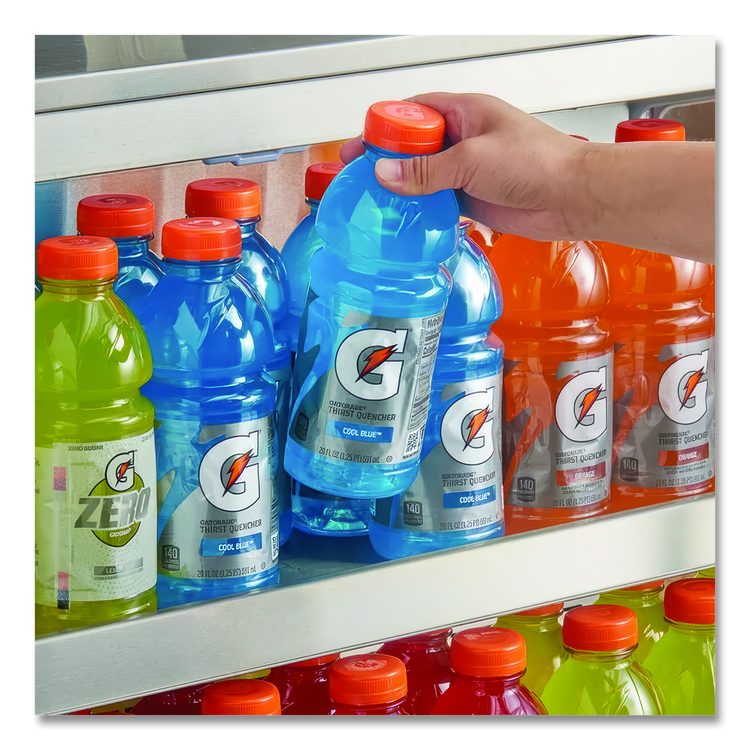 G-Series Perform 02 Thirst Quencher, Cool Blue, 20 oz Bottle, 24/Carton