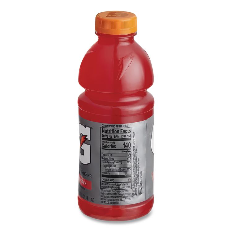 G-Series Perform 02 Thirst Quencher Fruit Punch, 20 oz Bottle, 24/Carton