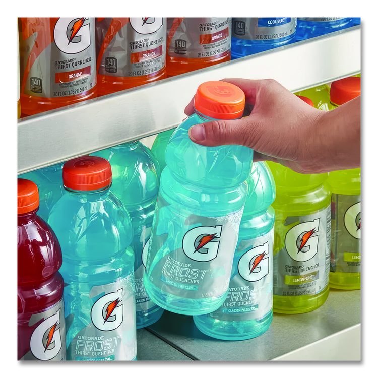 G-Series Perform 02 Thirst Quencher, Glacier Freeze, 20 oz Bottle, 24/Carton