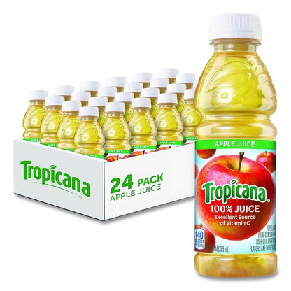 100% Juice, Apple, 10 oz Bottle, 24/Carton