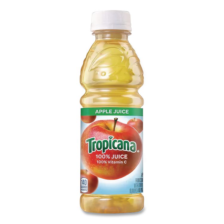 100% Juice, Apple, 10 oz Bottle, 24/Carton
