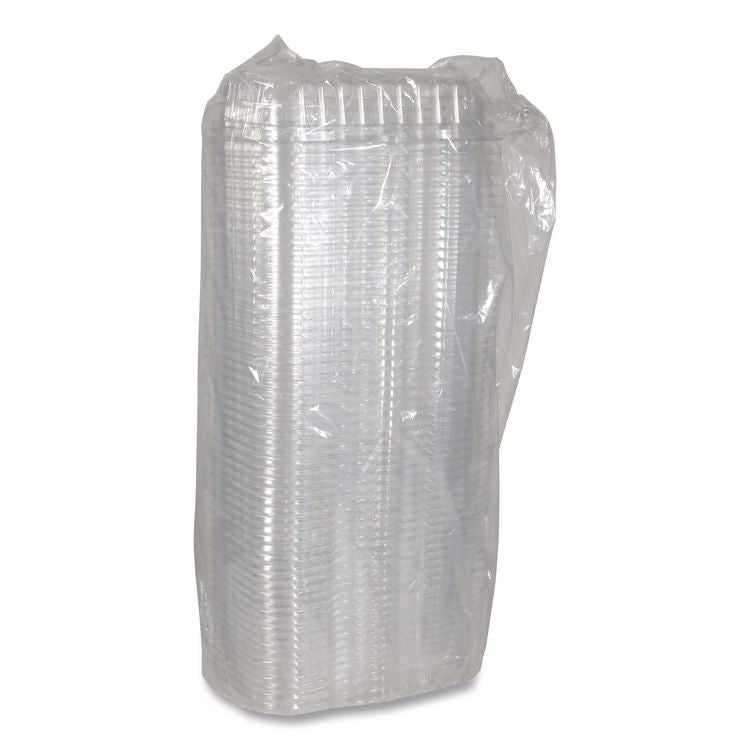 OPS Dome-Style Lid, 17S Shallow Dome, 8.3 x 4.8 x 1.5, Clear, Plastic, 252/Carton
