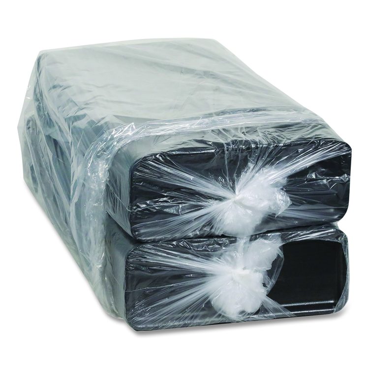 Supermarket Tray, #7S, 14.62 x 5.62 x 0.67, Black, Foam, 250/Carton