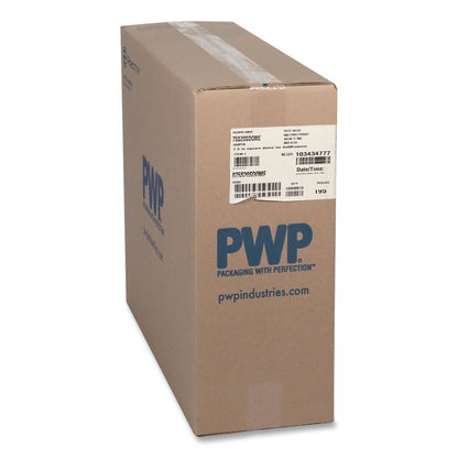 Recycled Container Lid, Dome Lid for 6 x 6 Brownie Container, 7.5 x 7.5 x 2.02, Clear, Plastic, 195/Carton