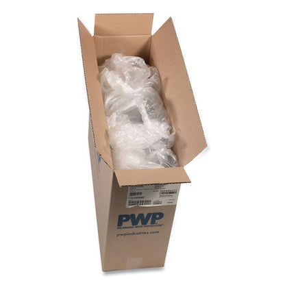 Recycled Container Lid, Dome Lid for 6 x 6 Brownie Container, 7.5 x 7.5 x 2.02, Clear, Plastic, 195/Carton