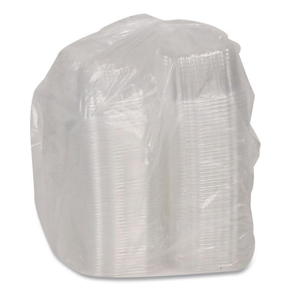 ClearView Bakery Cupcake Container, 2 Compartments, 6.75 x 4 x 4, Clear, Plastic, 100/Carton