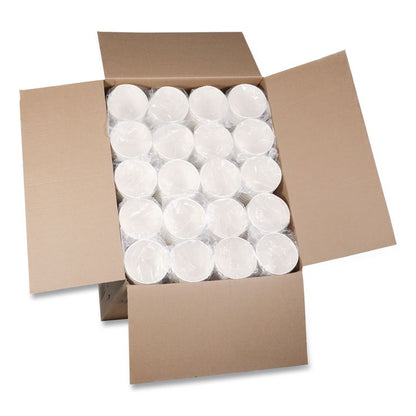 Paper Round Food Container, 32 oz, 4.5" Diameter x 5.1" h, White, 500/Carton