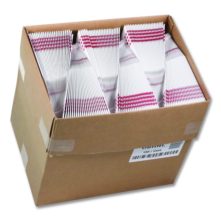 Paperboard Barn Box with Handle, 9 x 5.9 x 3.1, Basketweave, Paper, 150/Carton
