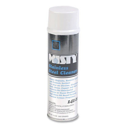 Stainless Steel Cleaner and Polish, 15 oz Aerosol Spray, 12/Carton