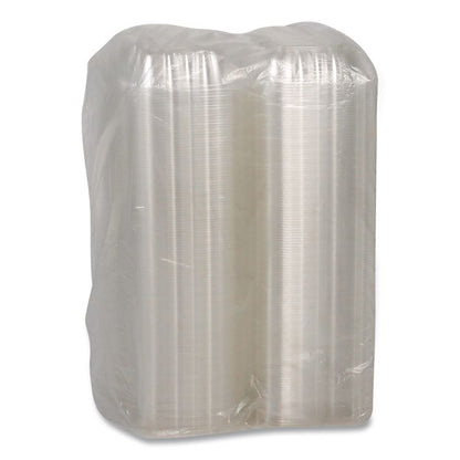 SENSATION SmartLock Hinged Lid Container, 5.2 x 5.3 x 2.56, Clear, Plastic, 375/Carton