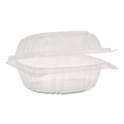 SENSATION SmartLock Hinged Lid Container, 5.2 x 5.3 x 2.56, Clear, Plastic, 375/Carton