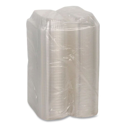 ClearView SmartLock Hinged Lid Container, 23 oz, 8.5 x 4 x 2.5, Clear, Plastic, 250/Carton