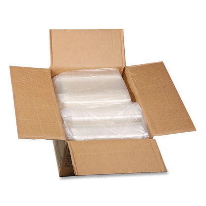 ClearView SmartLock Hinged Lid Container, Hoagie Container, 27 oz, 9.3 x 4.5 x 3, Clear, Plastic, 250/Carton