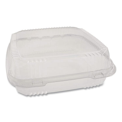 ClearView SmartLock Hinged Lid Container, 9.22 x 8.88 x 2.91, Clear, Plastic, 200/Carton