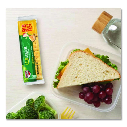 Sandwich Cracker, Club and Cheddar, 8 Cracker Snack Pack, 12/Box