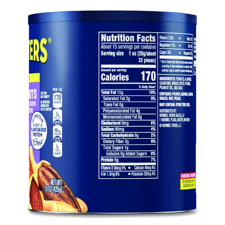 Mixed Nuts, 15 oz Can