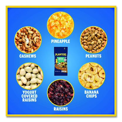 Trail Mix, Tropical Fruit and Nut, 2 oz Bag, 72/Carton