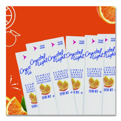 On the Go, Sunrise Orange, 0.16 oz Packets, Yields 20 oz per Packet, 30/Box
