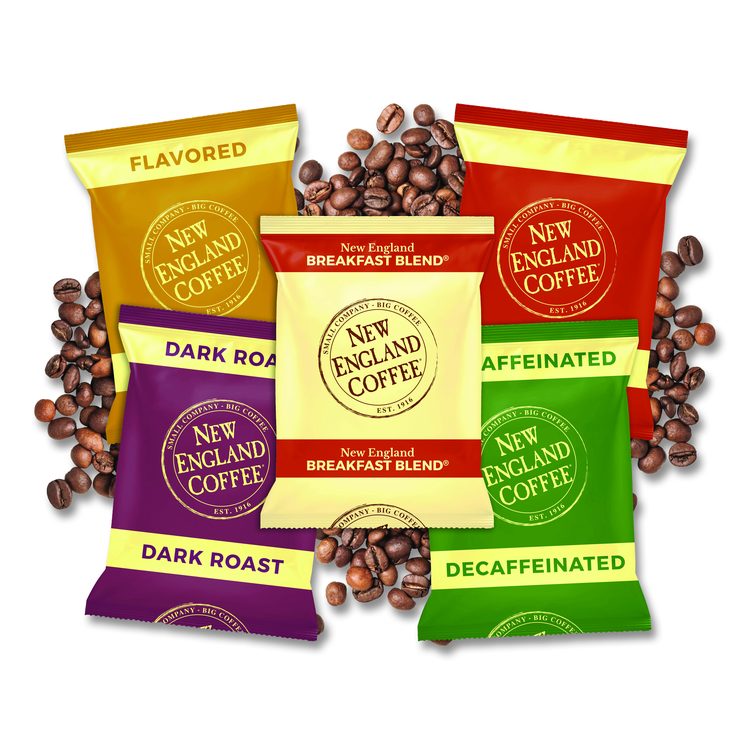 Coffee Portion Packs, Breakfast Blend, 2.5 oz Pack, 24/Box