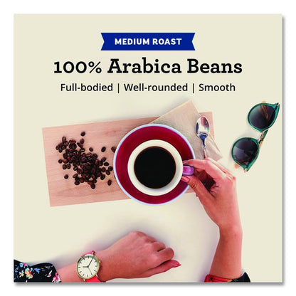 Port Side Blend Whole Bean Coffee, Medium Roast, 12 oz Bag, 6/Carton