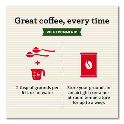 Port Side Blend Whole Bean Coffee, Medium Roast, 12 oz Bag, 6/Carton
