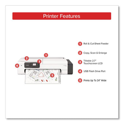 imagePROGRAF TC-21M, 24" Wireless Wide Format Inkjet Printer