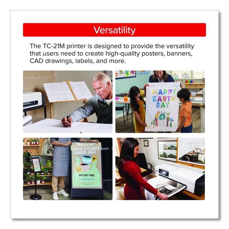 imagePROGRAF TC-21M, 24" Wireless Wide Format Inkjet Printer