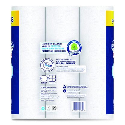 Ultra Soft Bathroom Tissue, Mega Roll, Septic Safe, 2-Ply, White, 208 Sheets/Roll, 12 Rolls/Pack