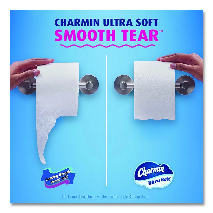 Ultra Soft Bathroom Tissue, Mega Roll, Septic Safe, 2-Ply, White, 208 Sheets/Roll, 12 Rolls/Pack, 5 Packs/Carton