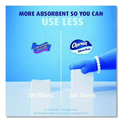 Ultra Soft Bathroom Tissue, Mega Roll, Septic Safe, 2-Ply, White, 208 Sheets/Roll, 12 Rolls/Pack, 5 Packs/Carton