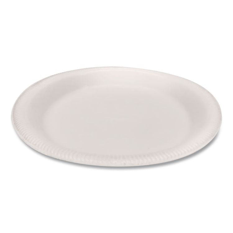 Foam Dinnerware, Plate, 9" dia, White, 25/Pack, 20 Packs/Carton