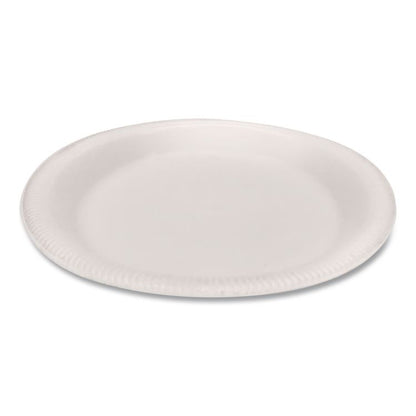 Foam Dinnerware, Plate, 9" dia, White, 25/Pack, 20 Packs/Carton