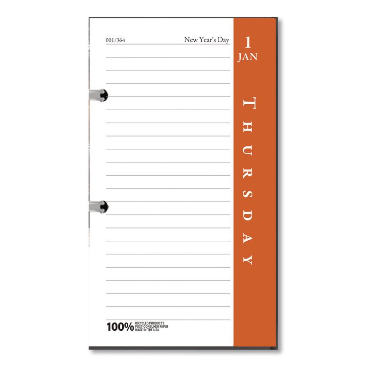 Earthscapes Desk Calendar Refill, Nature Photography, 3.5 x 6, White/Multicolor Sheets, 12-Month (Jan to Dec): 2026