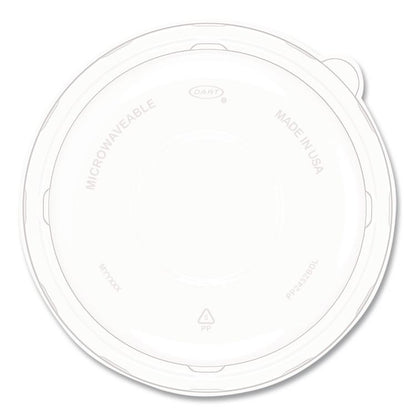 Dome Covers and Lids, For 24 oz to 32 oz Containers, 8.28" Diameter x 1.16"h, Clear, 300/Carton