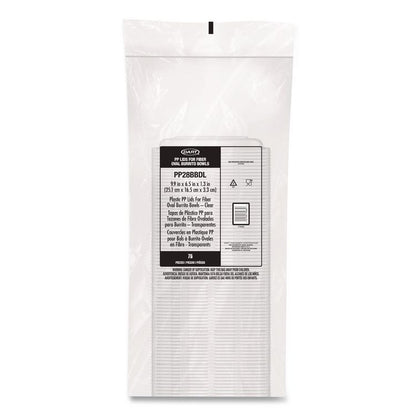 Dome Covers and Lids, For 28 oz Container, 6.75 x 9.5 x 1.83, Clear, 300/Carton