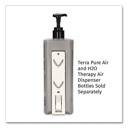 Single EcoLux Air Dispenser Bracket, For Ecolux Air Pump Dispenser Bottles, 1.19 x 0.44 x 5.69, White, 24/Carton