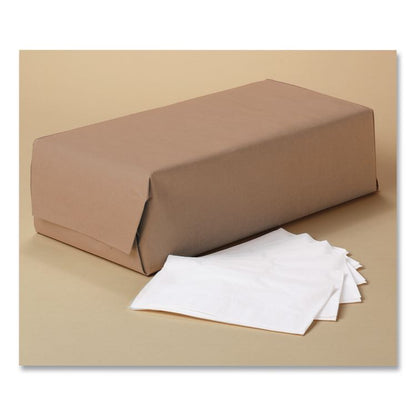 1/8-Fold Dinner Napkins, 2-Ply, 17 x 14.63, White, 300/Pack, 10 Packs/Carton