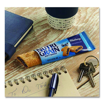 Nutri-Grain Soft Baked Breakfast Bars, Blueberry, Indv Wrapped 1.3 oz Bar, 16/Box