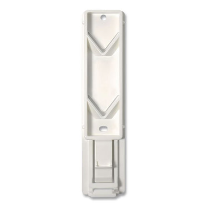 Single EcoLux Air Dispenser Bracket, For Ecolux Air Pump Dispenser Bottles, 1.19 x 0.44 x 5.69, White, 24/Carton