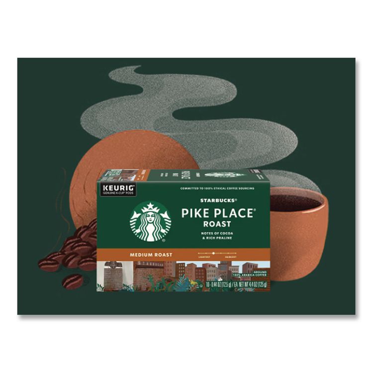 Pike Place Decaf Coffee K-Cups Pack, 24/Box