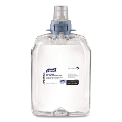 HEALTHY SOAP 0.5% BAK Antimicrobial Foam Refill, For FMX-20 Dispenser, Light Fresh Scent, 2,000 mL, 2/Carton