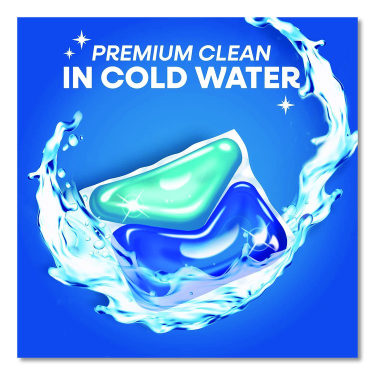 Ultra Pacs Original Everyday Clean HE Laundry Detergent, 76 Pods/Tub, 4 Tubs/Carton