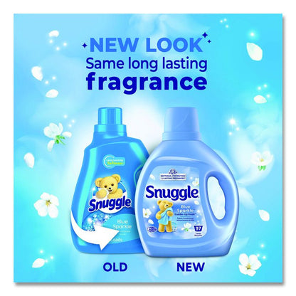 Blue Sparkle Cuddle-Up Fresh Liquid Fabric Conditioner, 66 oz Bottle, 6/Carton
